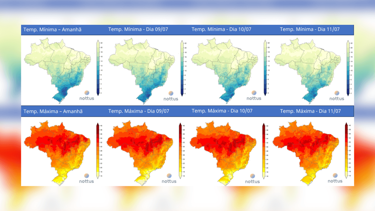 Clima seco: gran parte de Brasil puede tener una humedad del aire inferior al 20%