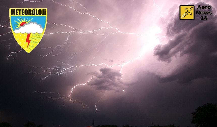 Starkregenwarnung der Meteorologie