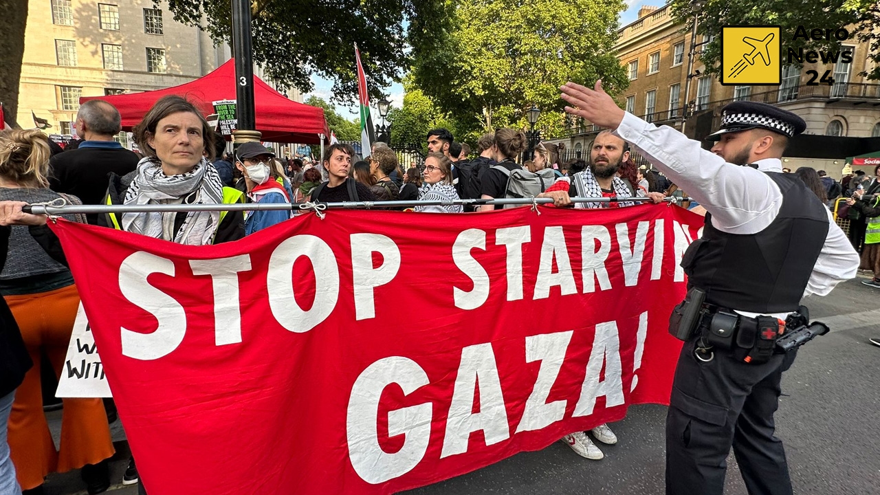 Des milliers de personnes manifestent à Londres contre les ventes d'armes à Israël