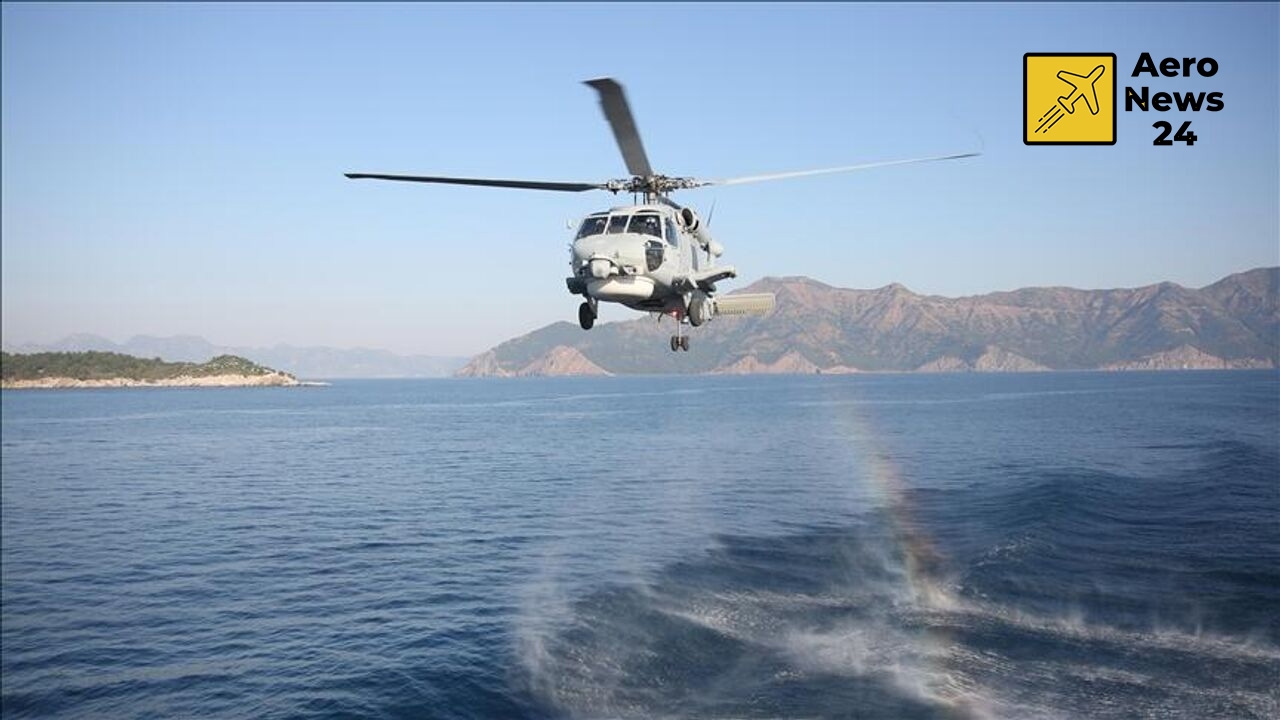 Hubschrauber der türkischen Streitkräfte muss auf See notlanden