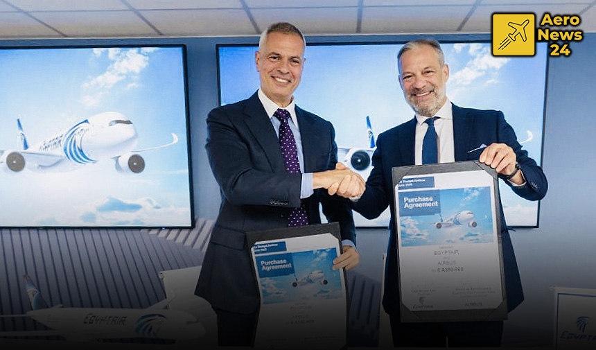EgyptAir convertit six options A350-900 en commande ferme