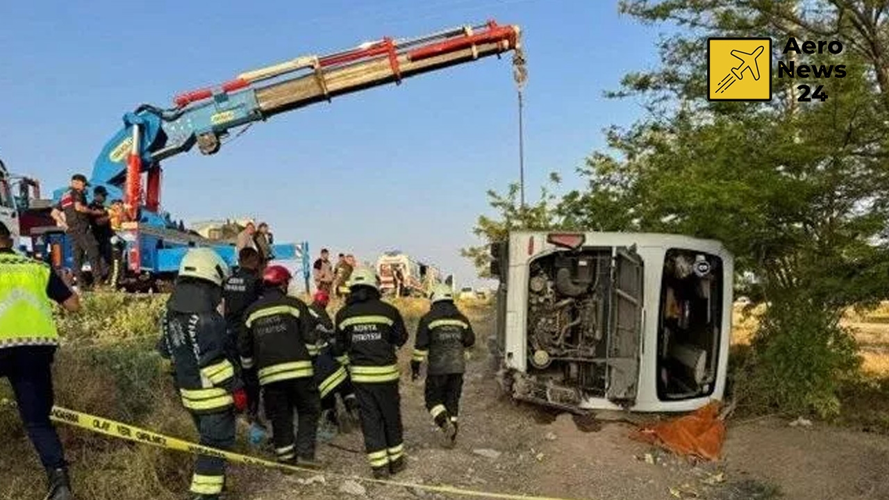 Schrecklicher Unfall am ersten Eid-Tag: Bus überschlug sich, 1 Person starb, 26 wurden verletzt