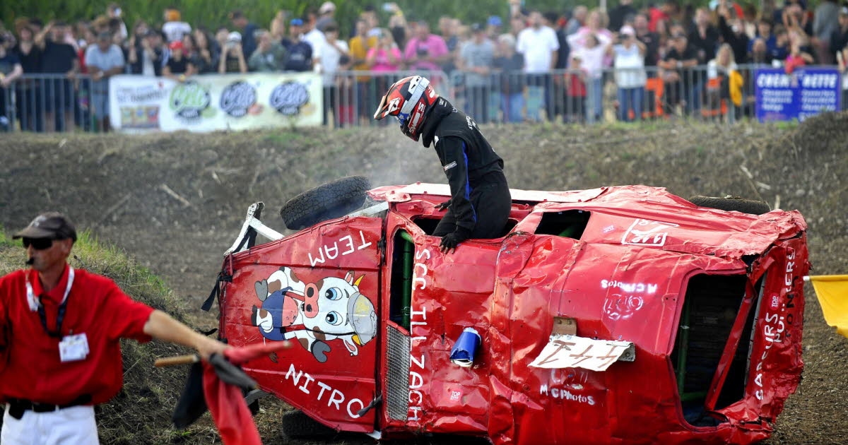 Widensolen. In the hell of crumpled sheet metal at Stock Car Night