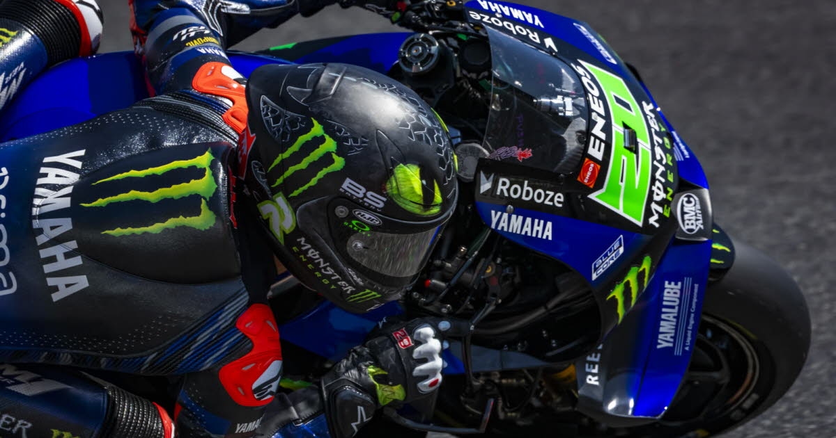 MotoGP. GP de Italia: El francés Quartararo se cae y se disloca el hombro, Viñales lidera las pruebas.