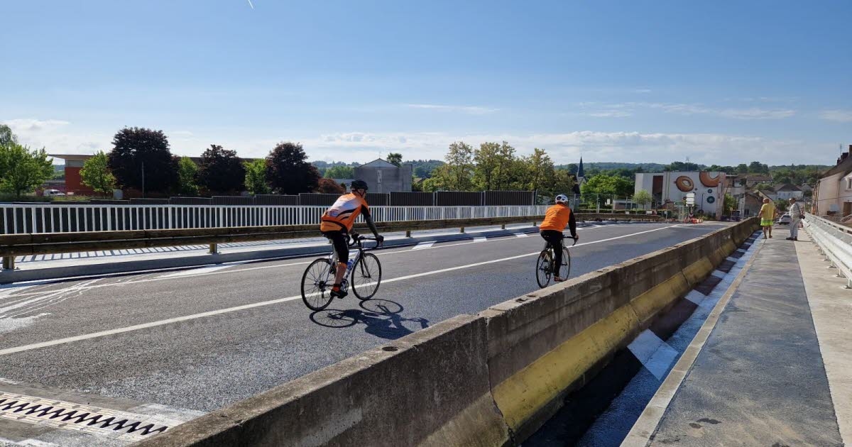 Blanzy. RCEA: the Pont de la République is open, the commune reunified