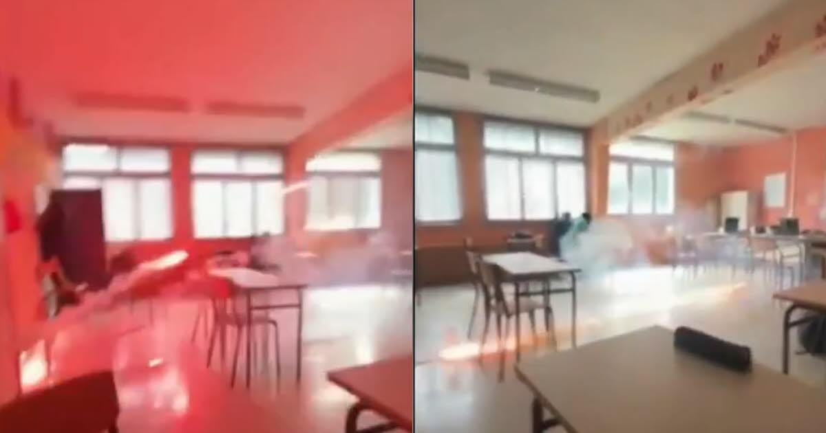 Haute-Savoie. Annemasse: A teacher targeted by fireworks during class