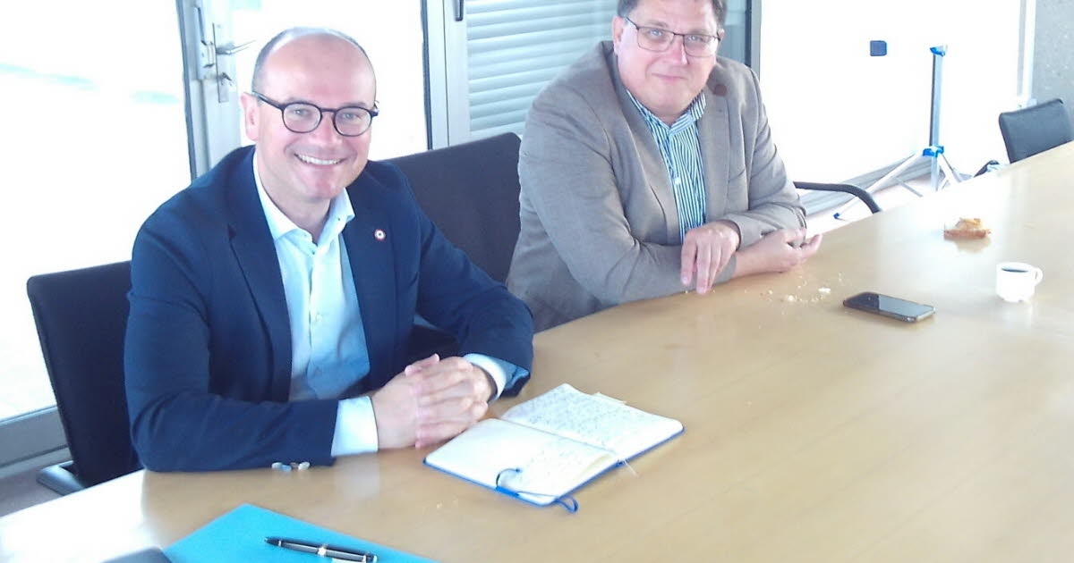 Blanzy. Poseł Sébastien Martin złożył pierwszą wizytę od czasu wyboru.