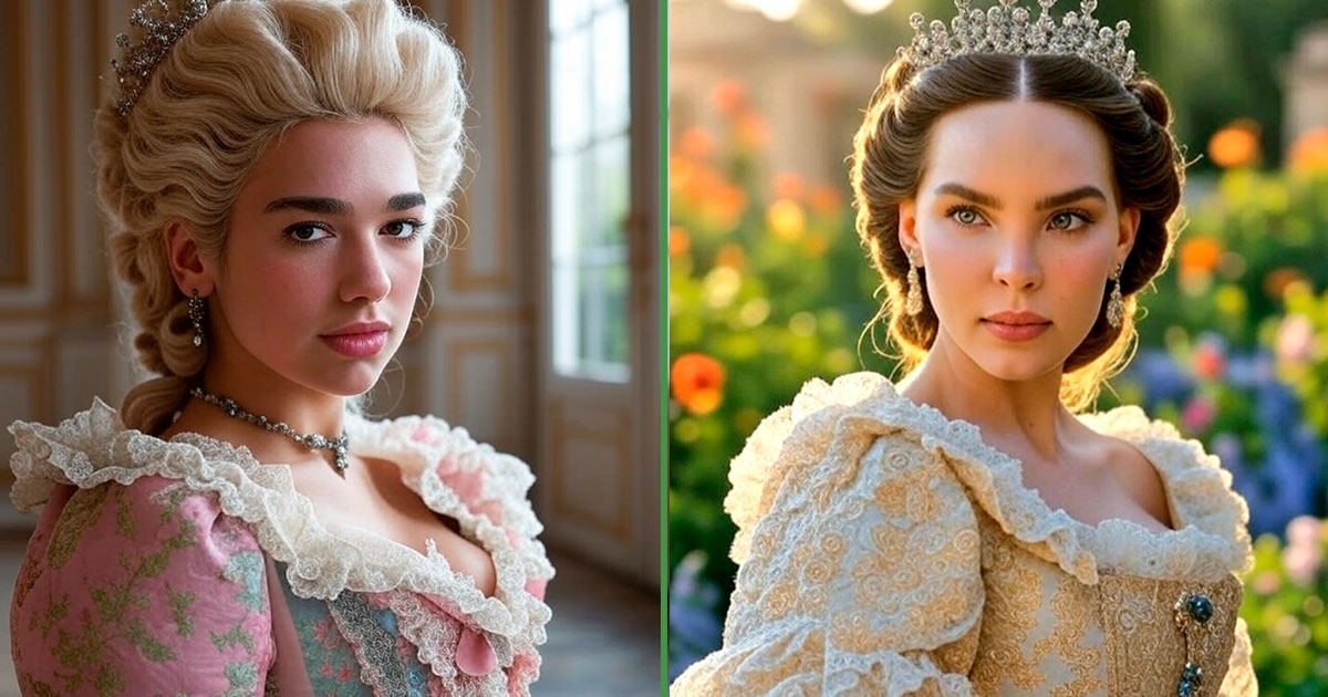 In reaction to Belinda as Charlotte, the French government names Dua Lipa as Marie Antoinette.