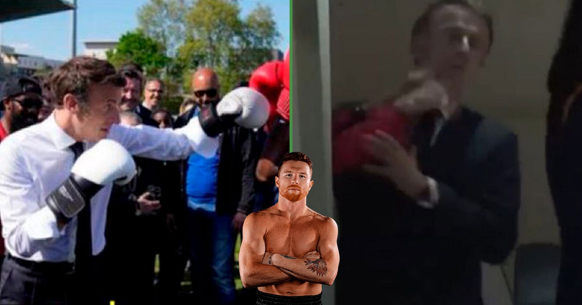 Canelo adelanta que ha encontrado en Emmanuel Macron a su nuevo rival