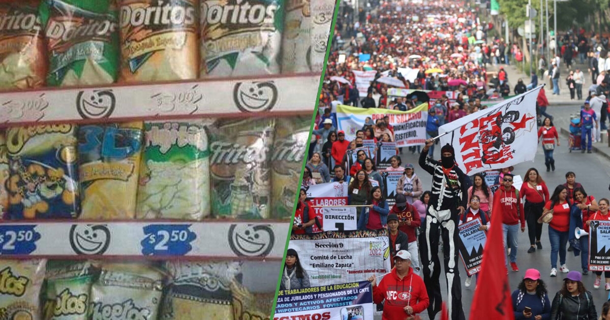 CNTE seguirá bloqueando las calles hasta que las papitas vuelvan a costar $2.50