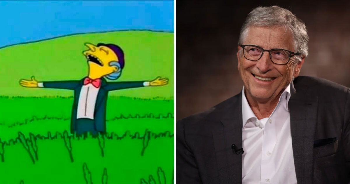 Bill Gates rozdaje cały swój majątek. Zobaczymy, czy potrafi podzielić się nim jak pan Burns.
