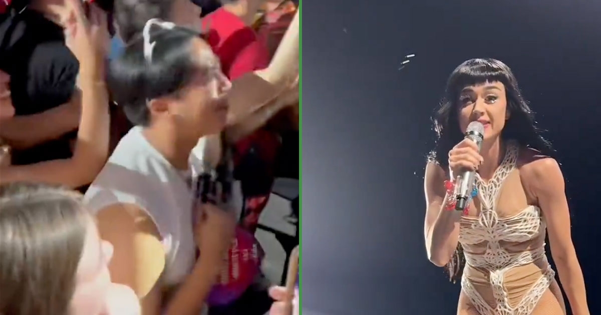 Who would have thought: Katy Perry confronts a fan at concert for "flirting" with her husband