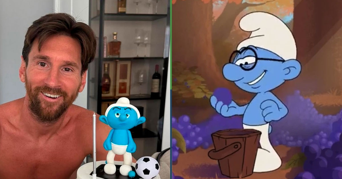 Petitie om de Smurfen te testen op doping na foto van Messi