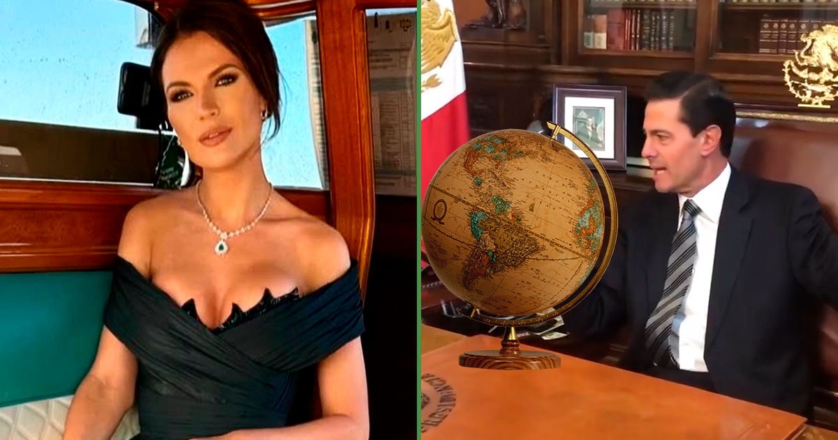 De vriendin van Peña Nieto maakt het uit omdat hij Litouwen niet op de kaart kan aanwijzen.