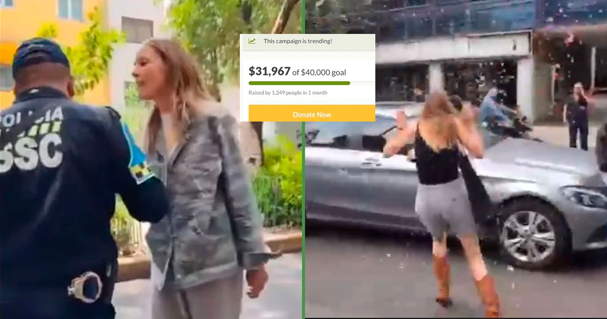 Per ottenere il 10%... GoFundMe è stato aperto per aiutare Lady R4c1st4 a pagare i 100.000 pesos che deve di multa