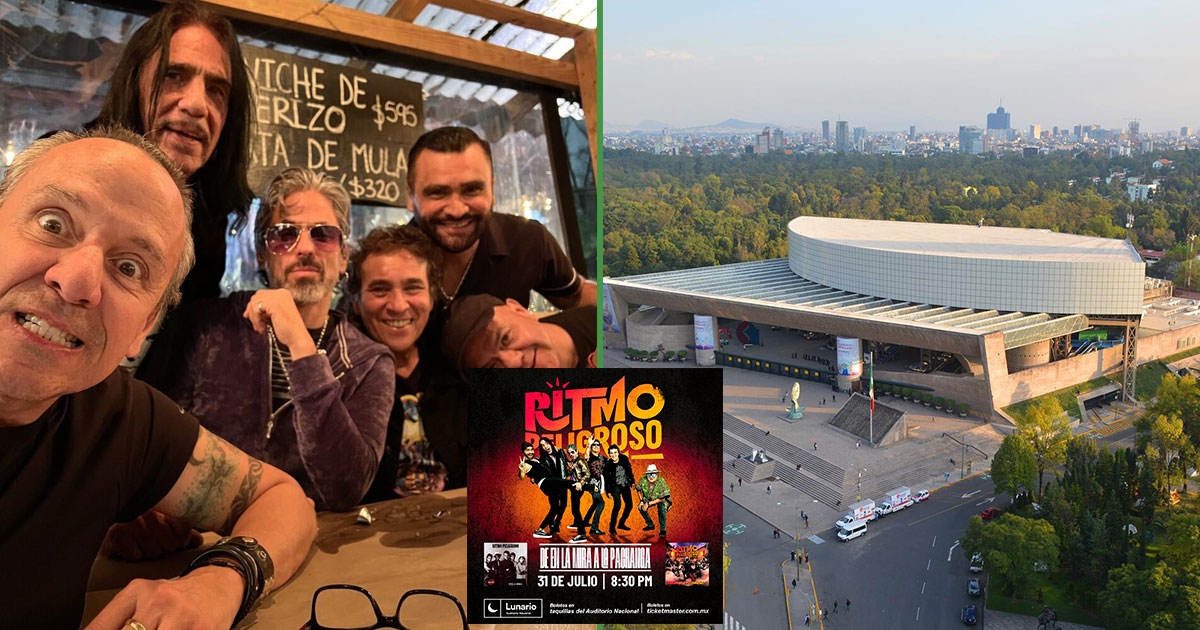 Stiamo per assistere al fantastico concerto dei Ritmo Peligroso al Lunario dell'Auditorium Nazionale.
