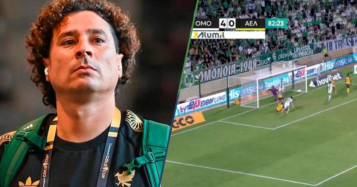Ici, tout reste pareil : Memo Ochoa est battu 5-0 pour ses débuts avec sa nouvelle équipe à Chypre.