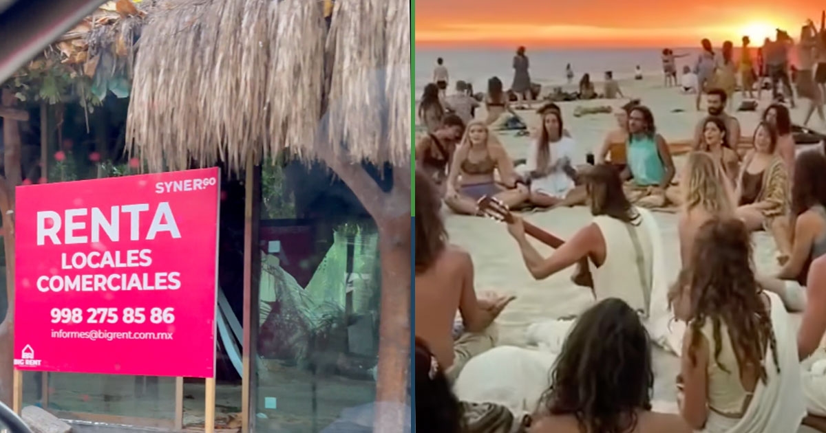 Stanno cercando di rilanciare il turismo a Tulum attirando più influencer hippie e stranieri.