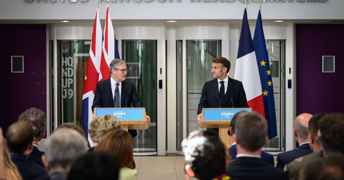 Nu krijgt Macron Starmer zover dat hij zijn standpunt over de verdediging van Oekraïne verandert: luchtbescherming is overeengekomen, GEEN troepen