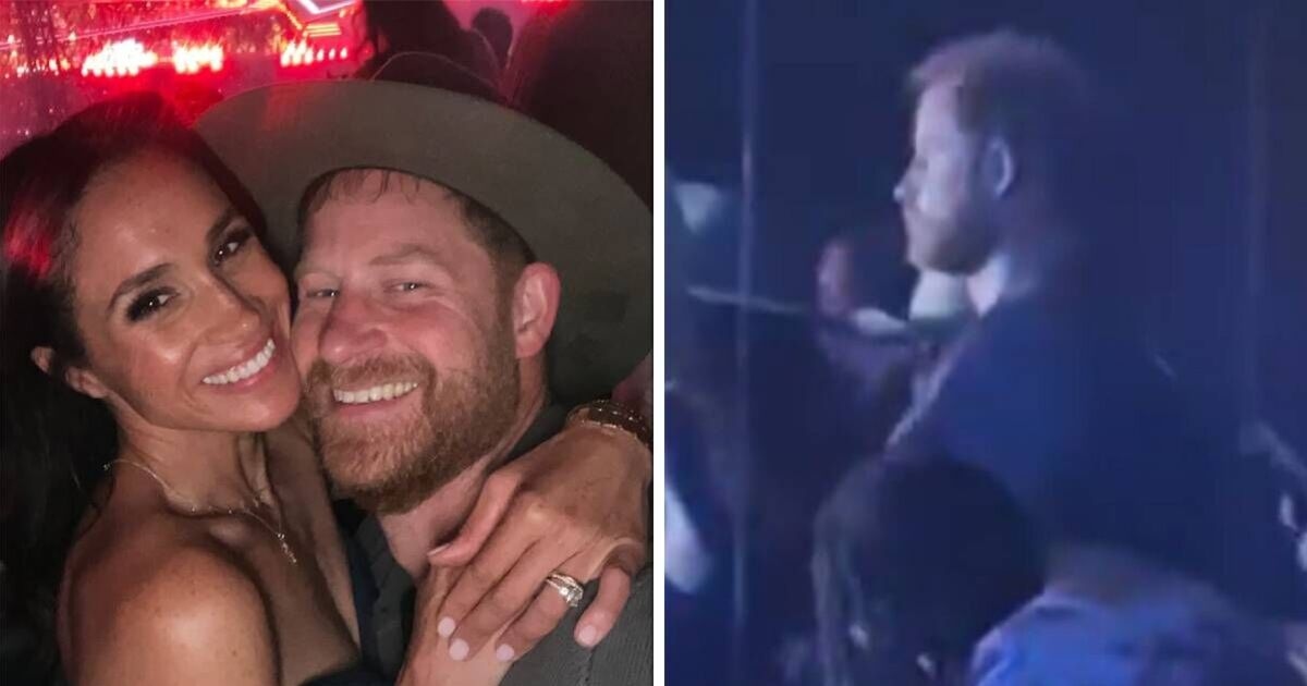 Nuevas imágenes del príncipe Harry lo muestran "triste" en una cita nocturna con Meghan Markle