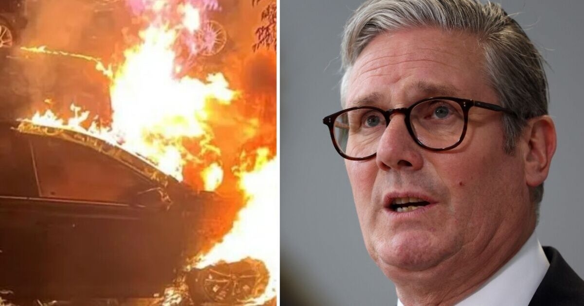 Reino Unido investiga 'possível ligação com a Rússia' nos ataques incendiários de Keir Starmer enquanto três são acusados