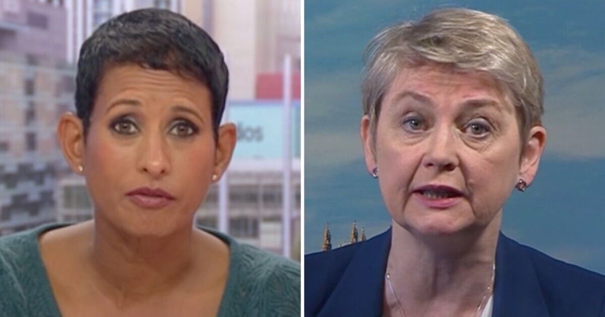 Naga Munchetty van de BBC haalt uit naar Yvette Cooper vanwege nieuwe migrantendeal met Frankrijk