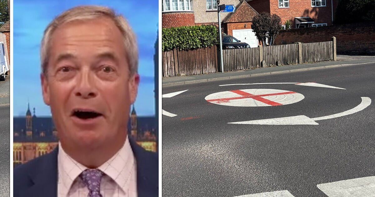 Farage wybucha oburzeniem na „niewiarygodny” przekaz flagi St George’s – rada ujawnia kluczowe szczegóły