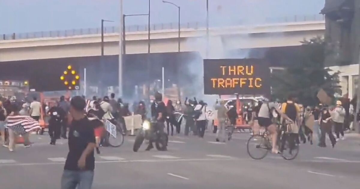 Denver ICE protesters tear gassed as unrest spreads across US after Trump crackdown