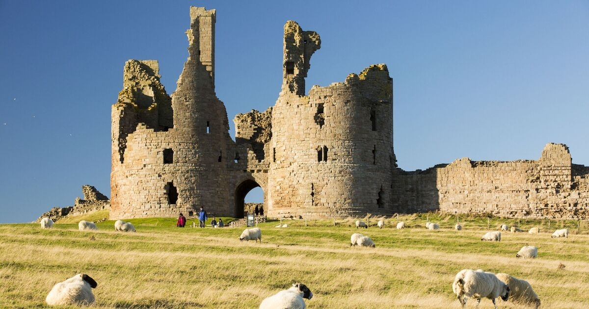 Stunning cobbled streets village with ruins of medieval castle no one knows about
