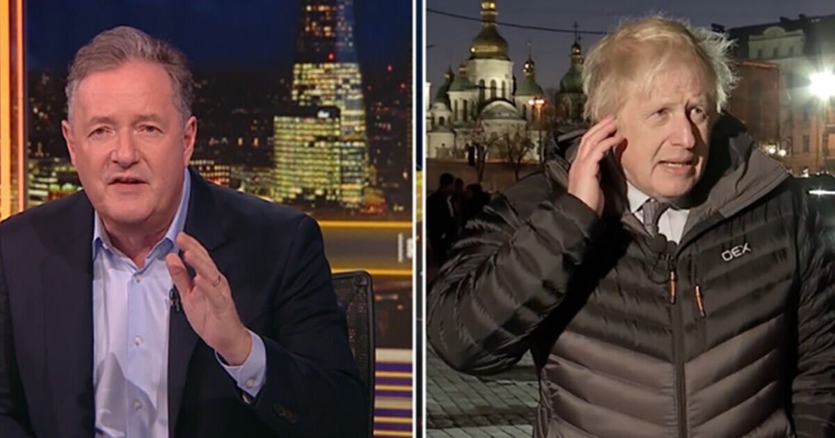 Boris Johnson 'runs away' from Piers Morgan interview five years after 'hiding in fridge'