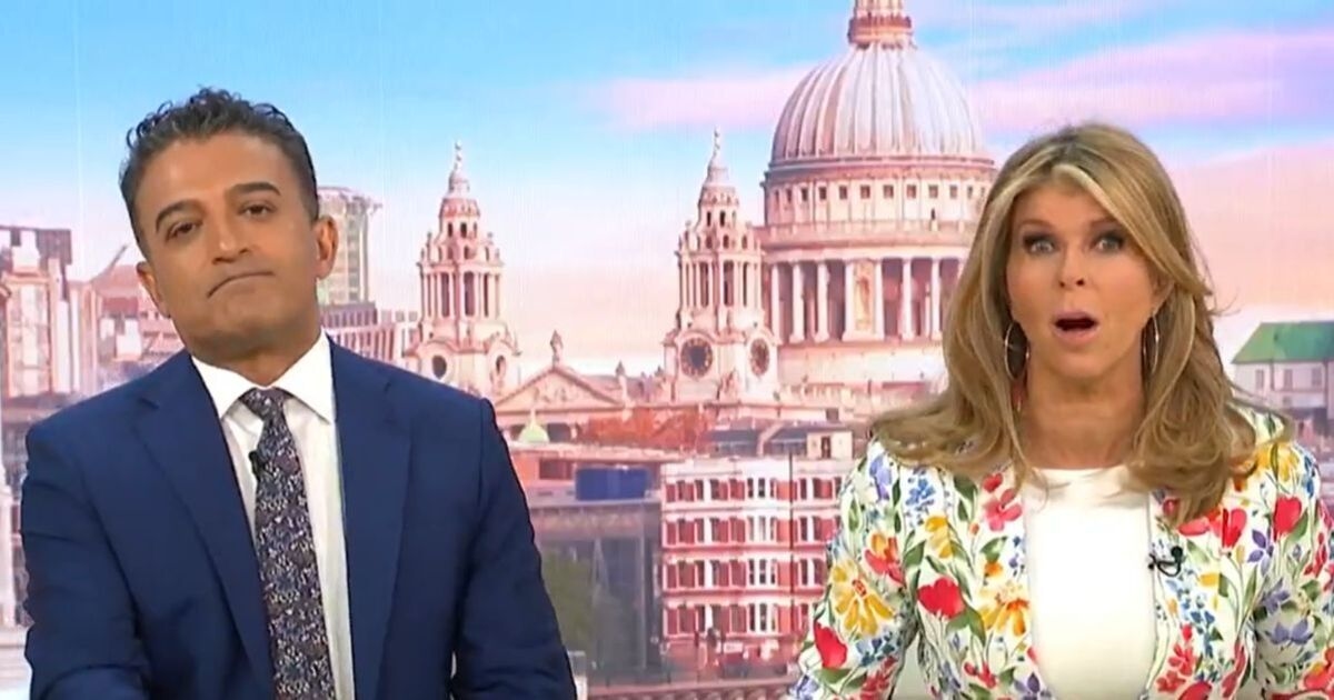 Kate Garraway von ITV GMB unterbricht die Show, um eine Eilmeldung über ihren Co-Star zu machen