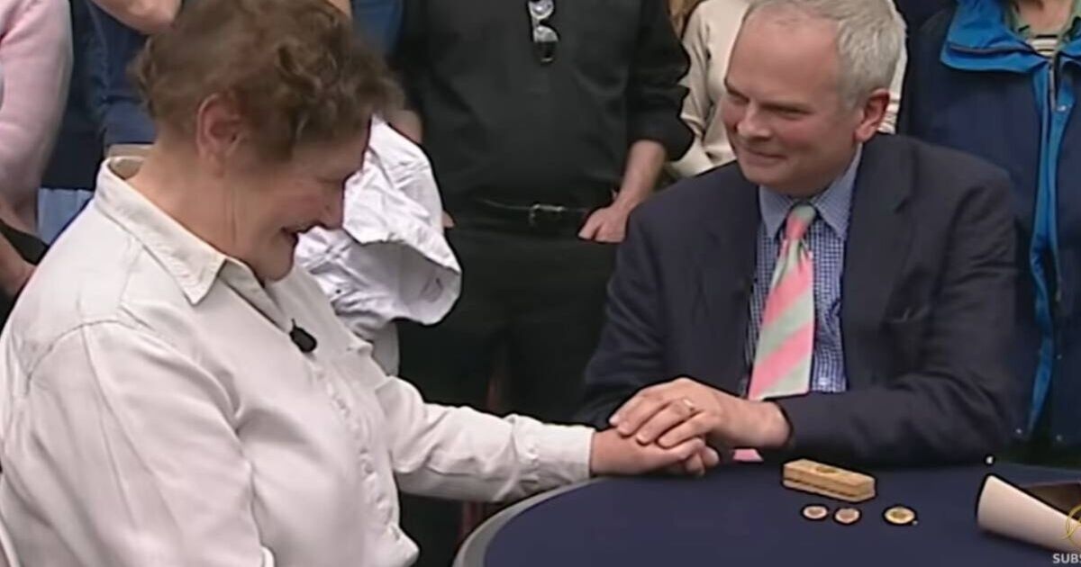 Antiques Roadshow ‘nervous’ expert holds guest’s hand as he gives unexpected news