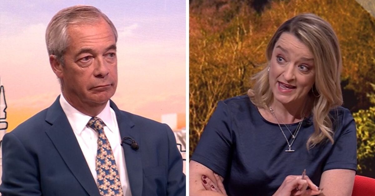 BBC-kijkers van Laura Kuenssberg klagen over interview met Nigel Farage