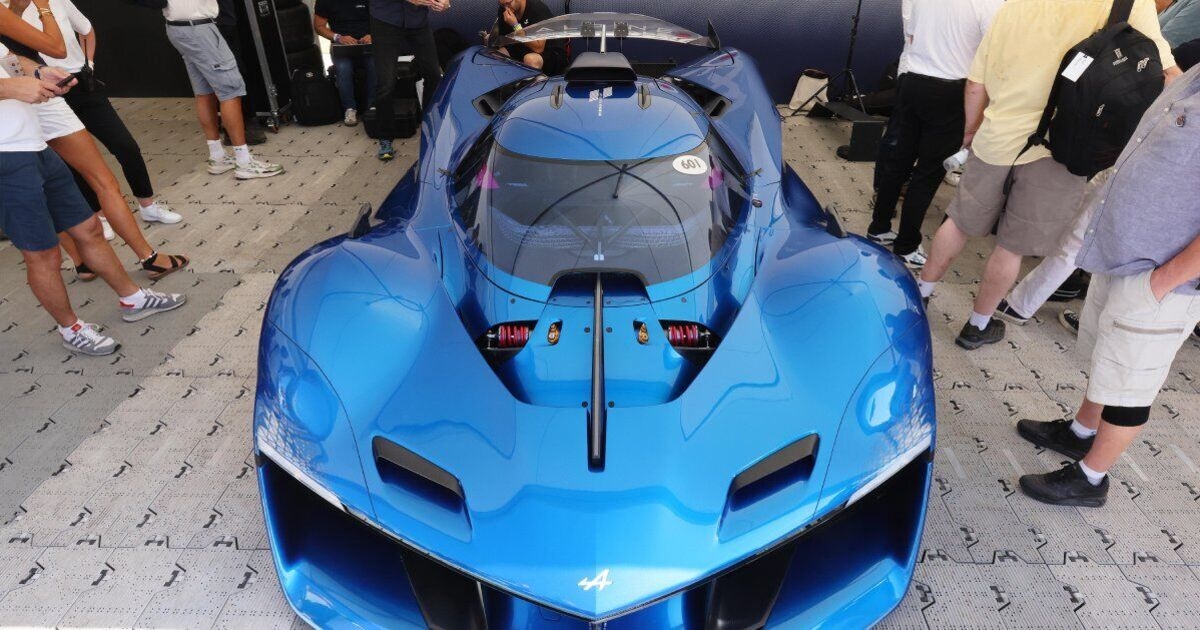 A zero-emission hypercar worth £3million debuted at Goodwood