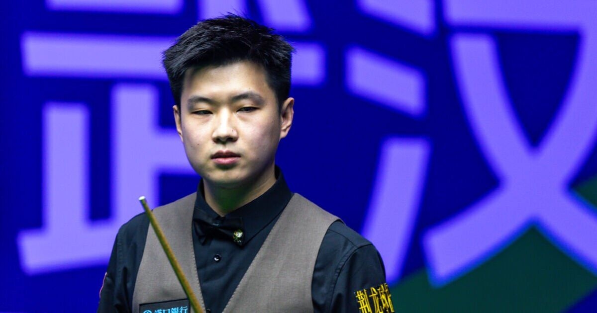 Zhao Xintong breaks silence on health issue that left snooker world champ 'unable to see'