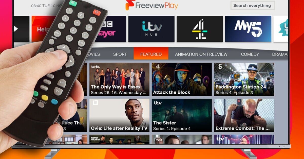 Votre télévision Freeview bénéficie d'un grand remaniement de chaînes demain et voici les nouveautés