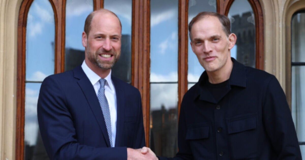 Prince William meets new England boss Thomas Tuchel for first time and 'spoke for an hour'