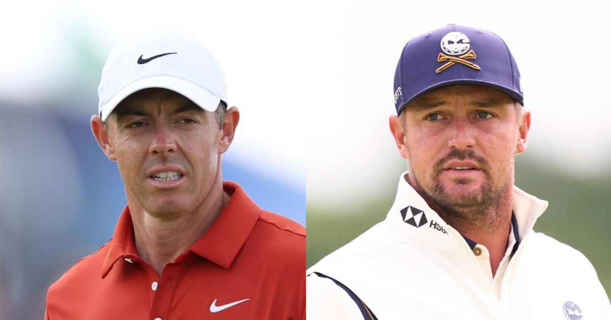 Golf LIVE: Rory McIlroy in weird Open moment as Bryson DeChambeau aims fiery rant
