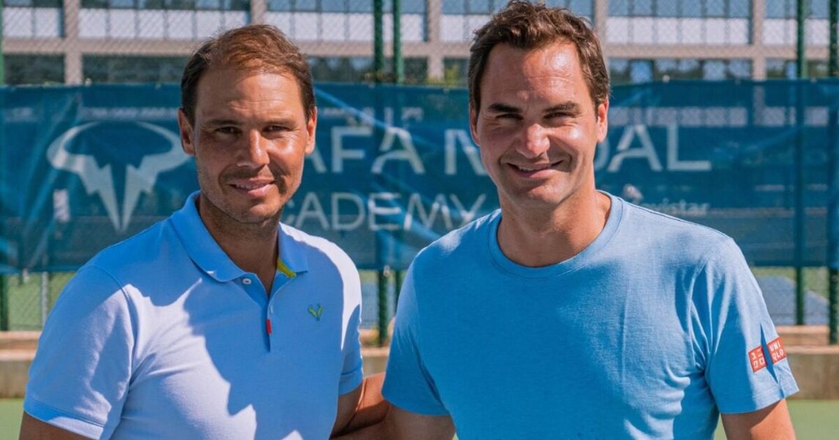 Roger Federer reunites with Rafael Nadal as Wimbledon legend and wife make special trip