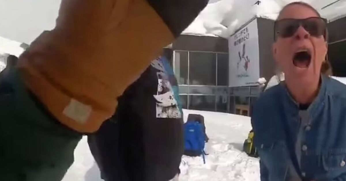 Shocking footage shows tourist screaming at local at popular resort - 'I'll knock you out'