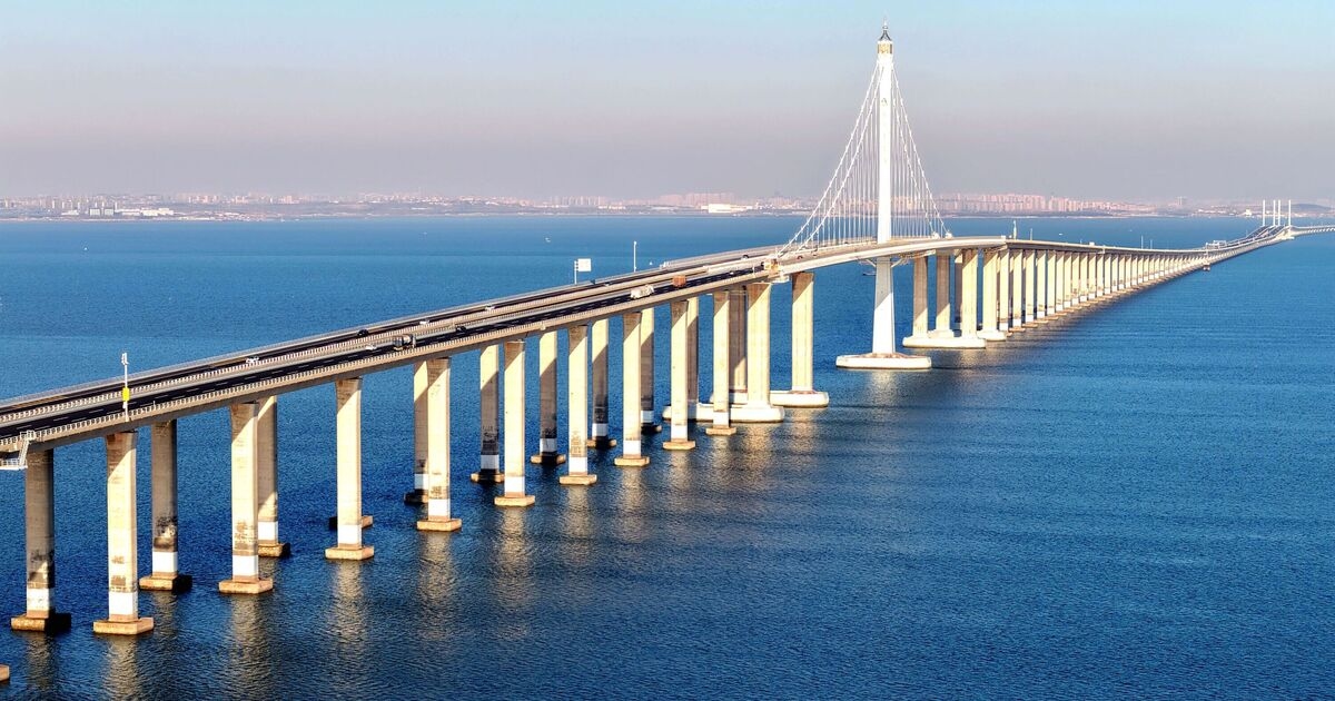 The incredible £5.5bn bridge that is 16 miles long and connects 2 huge cities