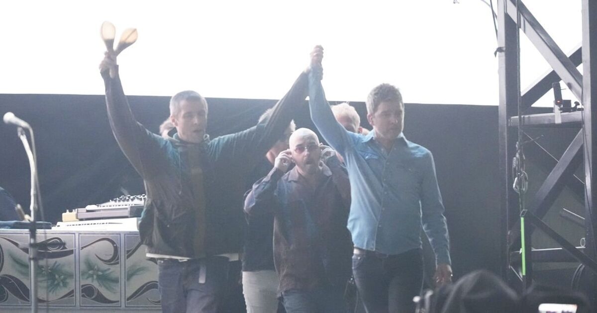Oasis tour LIVE updates: Noel and Liam Gallagher stun crowds holding hands in tearful move