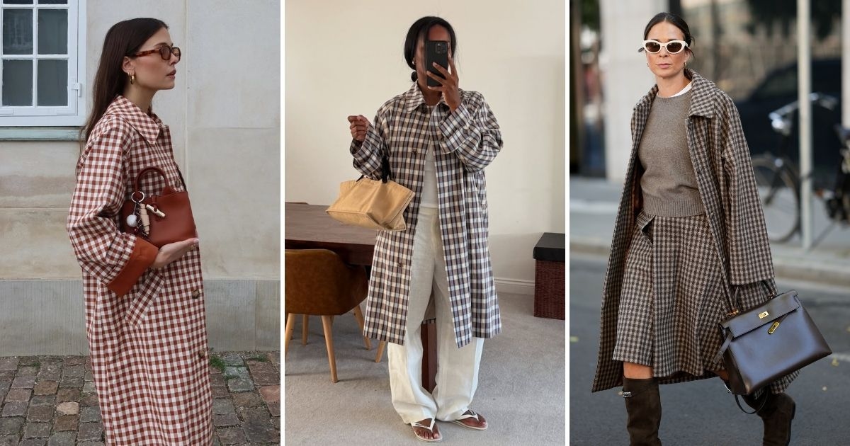 Why a Checked Trench Coat Belongs in Your Autumn Wardrobe (Now and Always)