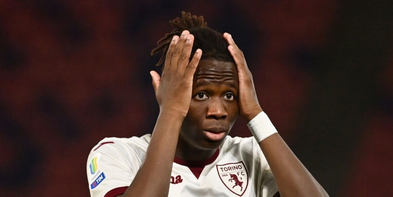 Turin, Njie stops again: at least two weeks out