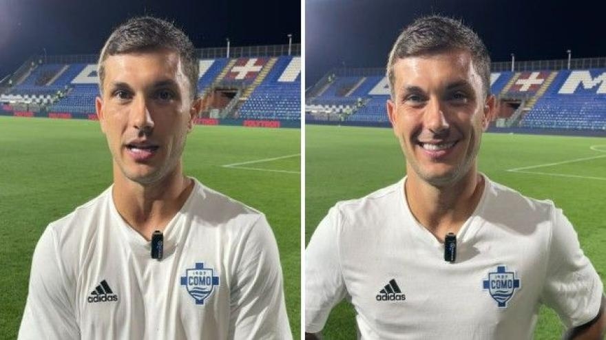 Como, Strefezza: „Wir sind eine junge Mannschaft, aber unsere Mentalität ist siegreich.“