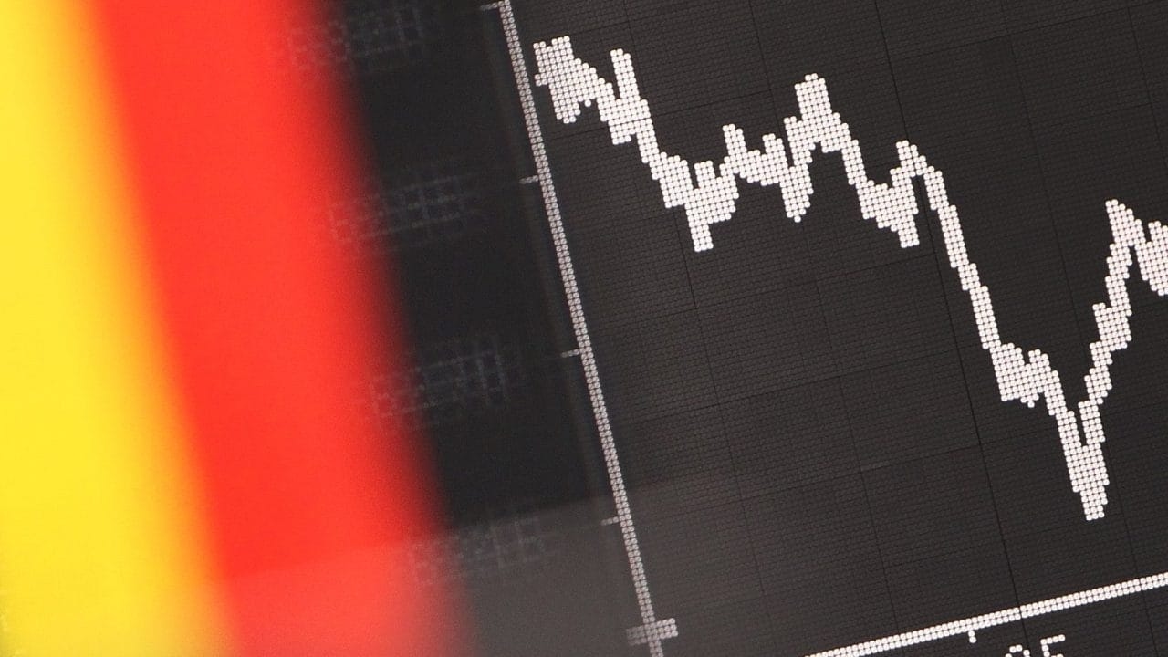 Duitse economie in spanning: export daalt, DAX daalt. Recessie?