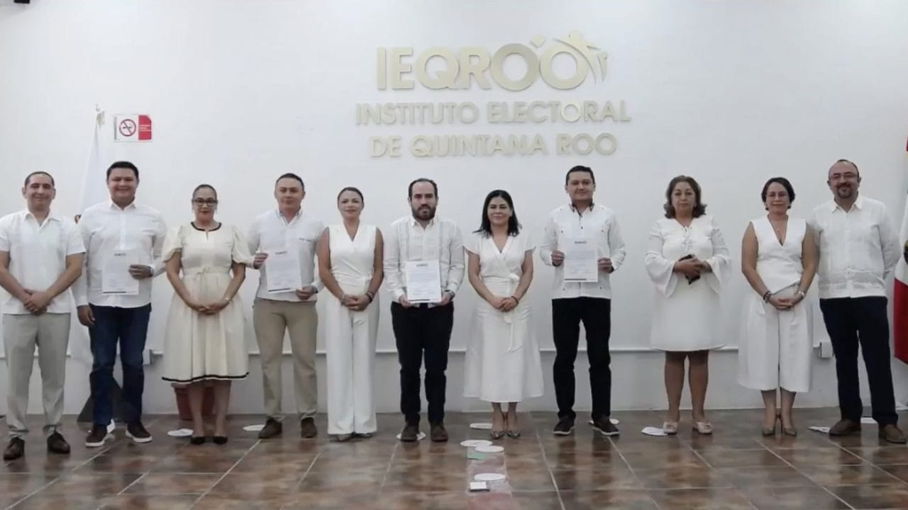 Gerechtelijk verkiezingsproces in Quintana Roo afgerond met uitreiking van certificaten