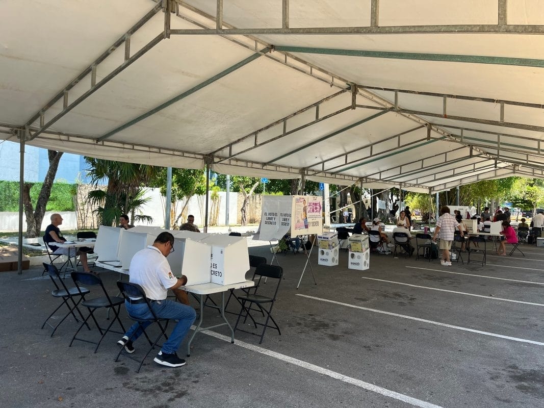 Geringe Wahlbeteiligung in Sonderwahllokalen in Cancún bei den Richterwahlen