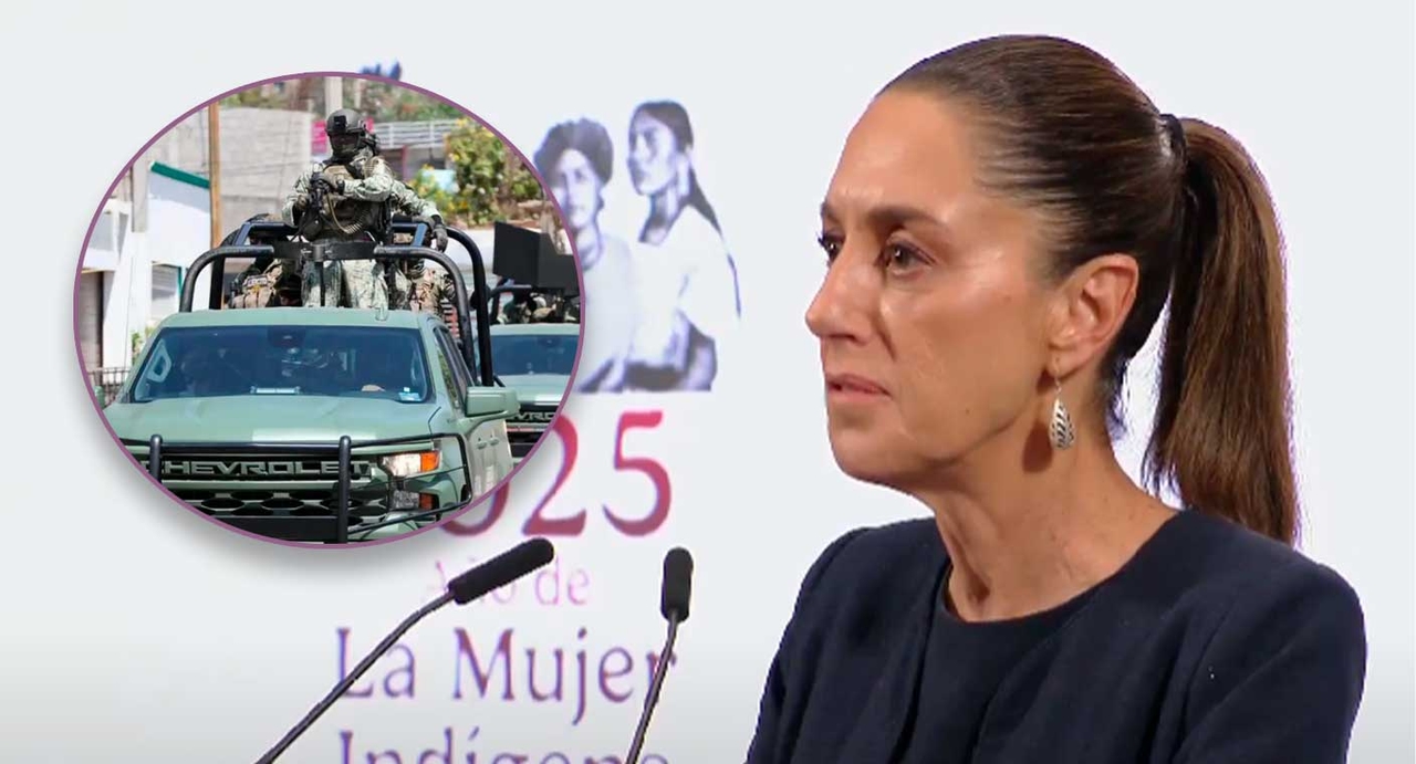 Claudia Sheinbaum obiecuje uspokoić Sinaloę, rok po schwytaniu „El Mayo”.