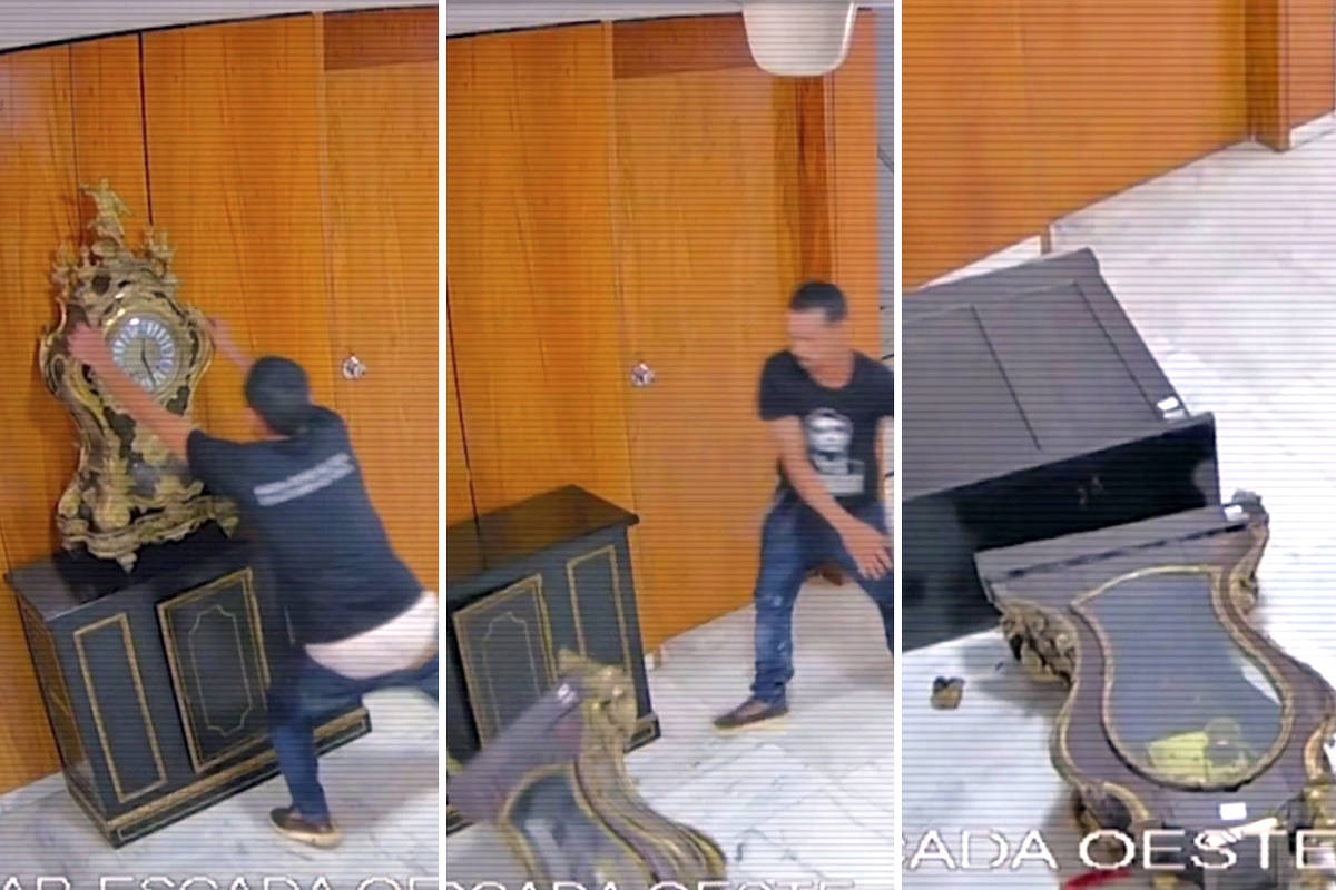 Man who broke watch on 8/1 is arrested by PF after order from Moraes